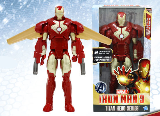 Iron Man 3 - Hasbro Action Figure 16 Inch - Titan Iron Man (Wing Attack Edition) - ¥1,740